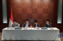 Foto: Konferensi Pers ESDM kebijakan pemerintah dalam menyikapi kondisi geopolotik global, Selasa (31/3/2026). (CNBC Indonesia/Emir Yanwardhana)
