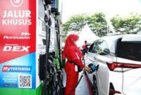 Ilustrasi harga BBM diprediksi naik pada April mendatang