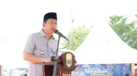 Bupati Muaro Jambi Dr. Bambang Bayu Suseno (BBS) saat membuka secara resmi pelaksanaan Gebyar Ramadan