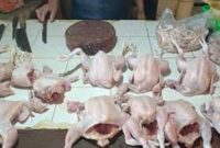 Jelang lebaran, harga daging ayam di Kerinci stabil