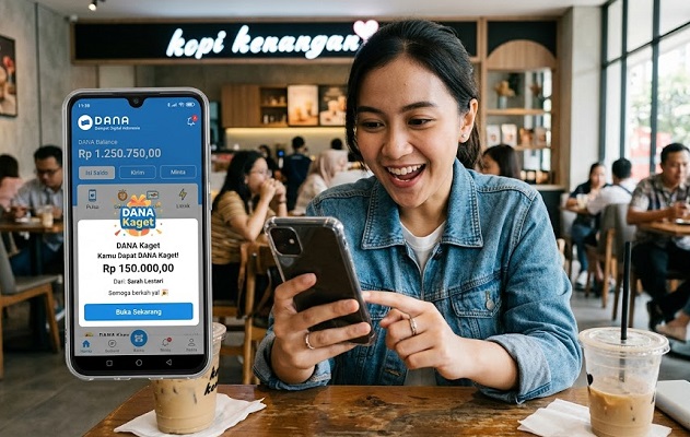 Dapatkan saldo dana Gratis dengan fitur dana kaget