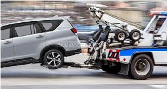 Ilustrasi mobil listrik di derek. (Sumber/Google)