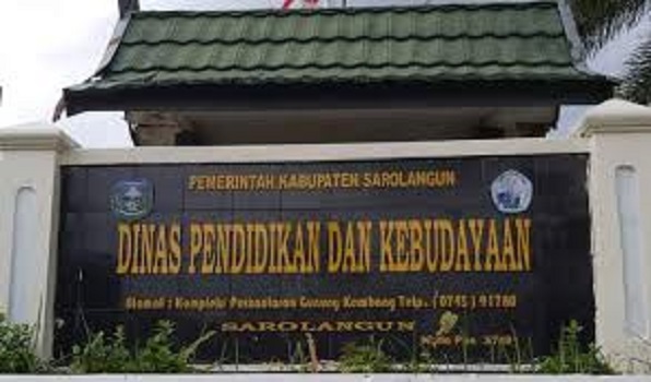 Foto ; kantor Disdikbud Sarolangun