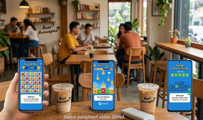 Buruan mainkan tiga game ini bisa dapatkan saldo dana