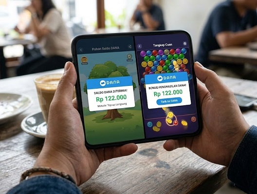 Mainkan dua game ini, saldo dana masuk ke akun Rp 122 ribu