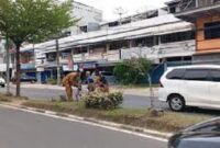 Aksi Kejar-kejaran Dinsos Kota Jambi amankan Gepeng yang keliaran di lampu merah.