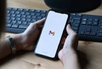 Ilustrasi cara log out GMAIL.