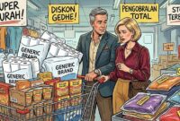 Ilustrasi 10 hal yang tidak dibeli orang kaya untuk jaga kekayaannya.