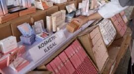 Ilustrasi kosmetik ilegal