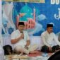 Bupati mErangin, M Syukur saat memberikan sambutan pada Buka Puasa Bersama (Bukber) dengan para Imam Masjid di Pendopo Rumah Dinas Bupati