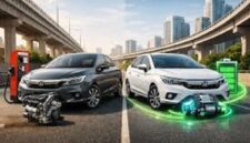 Ilustrasi perbedaan pajak mobil hybrid vs mobil bensin