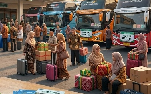 Ilustrasi mudik gratsis peruri 2026
