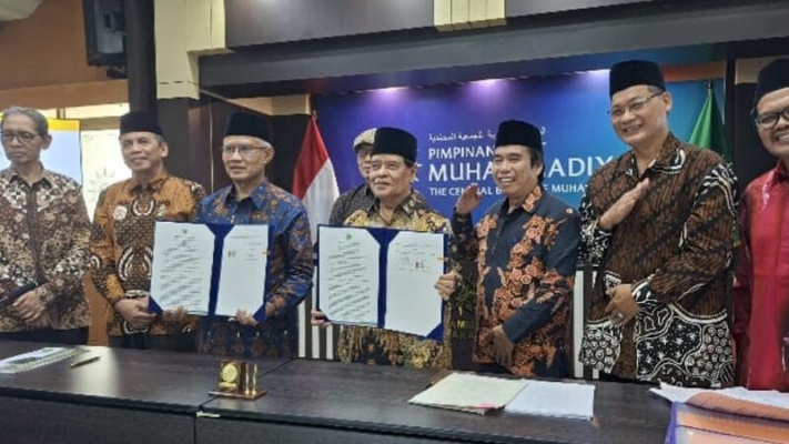 Prosesi mou hibah Tanah Rp40 Miliar Muradi untuk STKIP Muhammadiyah Sungai Penuh