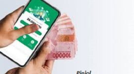 Ilustrasi fenomena maksa mudik dengan pinjol