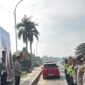 Polres Srolangun saat menggelar apel pelaksanaan pengamanan arus mudik lebaran