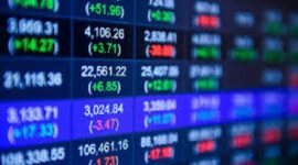 Ilustrasi pergerakan harga saham.
