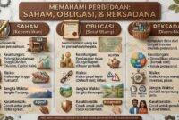 Perbedaan saham, obligasi, atau reksadana