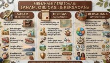 Perbedaan saham, obligasi, atau reksadana