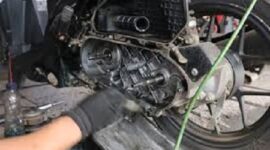 Ilustrasi penyebab top speed motor matic tertahan