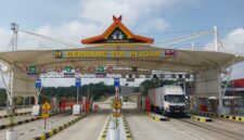Gerbang tol Pijoan mulai dilalui pemudik. sumber, dok Hutama Karya