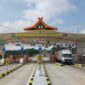 Gerbang tol Pijoan mulai dilalui pemudik. sumber, dok Hutama Karya