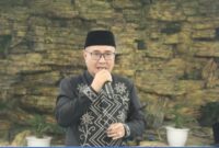 Walikota Sungai Penuh, Alfin saat menyampaikan sambutan dalam acara buka bersama dengan DPRD Sungai Penuh