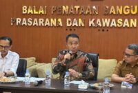 Walikota Sungai Penuh, Alfin menyampaikan usulan saat pertemuan dengan BPBPK