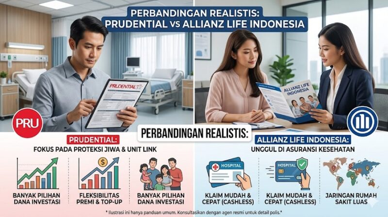 Perbedaan Asuransi Prudential vs Allianz Life Indonesia
