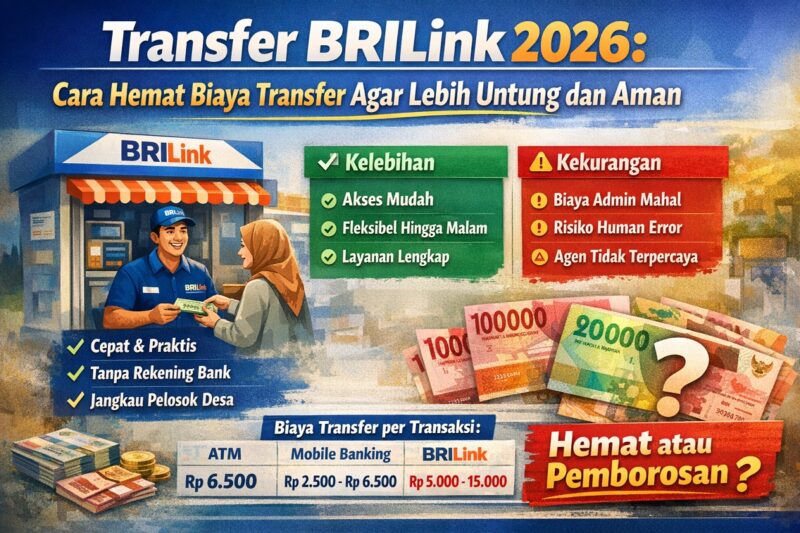 Trabsfer BRIlink vs Mobile banking