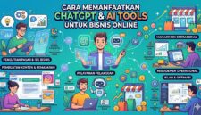 Ilustrasi memanfaatkan AI Tool untuk bisnis Online