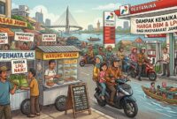 Ilustrasi Dampak Kenaikan Harga BBM non subsidi dan LPG bagi masyarakat Jambi