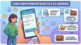 Cara menyembunyikan file di android