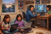 Ilustrasi Dampak buruk game online bagi anak-anak