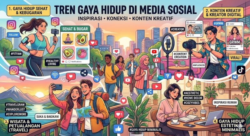 Tren Gaya Hidup 2026 di Media Sosial