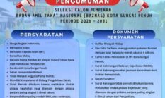 Lowongan Resmi BAZNAS 2026 Dibuka! Gaji, Syarat, dan Cara Daftar Pimpinan BAZNAS Sungai Penuh (Periode 2026–2031)