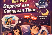 Ilustrasi dampak buruk instagram