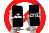 Ilustrasi dampak judi online dan pinjaman online
