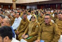 Bupati Kerinci, Monadi saat menghadiri Rakornas Mitigasi Kekeringan 2026