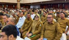 Bupati Kerinci, Monadi saat menghadiri Rakornas Mitigasi Kekeringan 2026