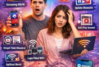 Ilustrasi kuota internet cepat habis