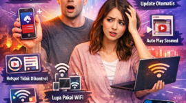 Ilustrasi kuota internet cepat habis