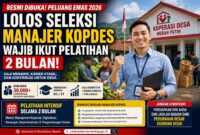 Lulus seleksi Manager Kopde Merah Putih bakal ikuti Pelatihan 2 Bulan