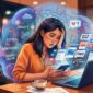 Ilustrasi cara menjaga kesehatan mental di era digital