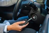 Ilustrasi memanaskan mesin mobil