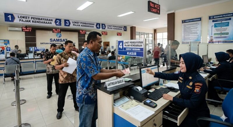 Denda telah bayar pajak kendaraan