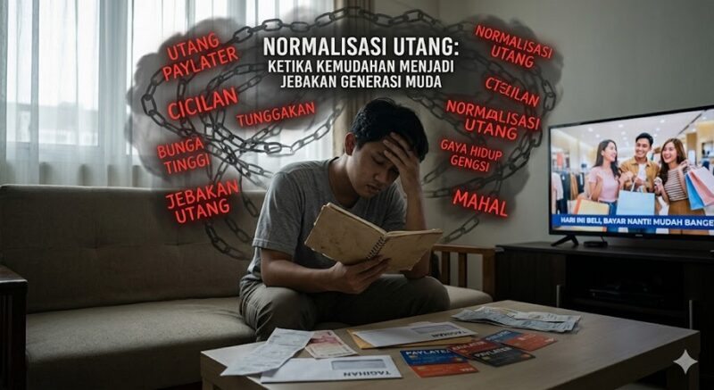 Ilustrasi Paylater jadi jebakan utang bagi generasi muda