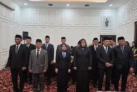 Prosesi pelantikan pejabat eselon III Pemprov Jambi