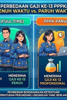 Perbedaan Gaji ke-13 PPPK Full Time vs Part Time 2026: Siapa Paling Untung? Ini Perhitungan Lengkapnya!
