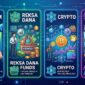 Perbedaan saham, reksa dana, p2p landing, krypto