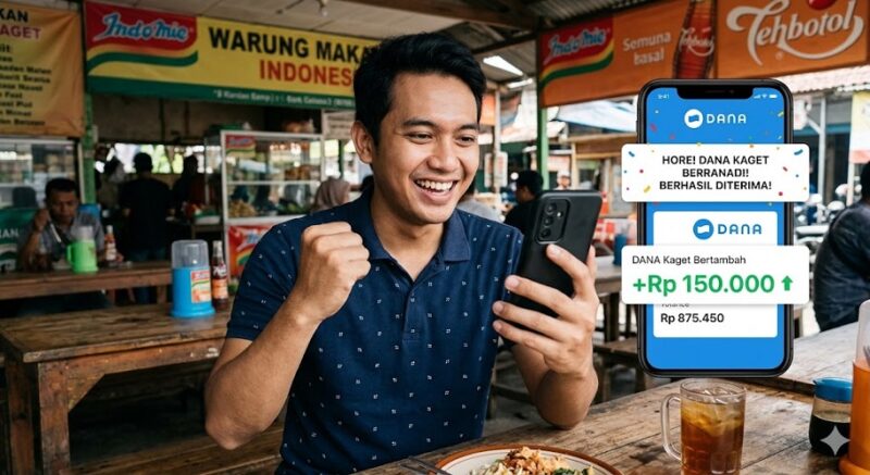 Dapatkan saldo DANA Gratis melalui dana kaget